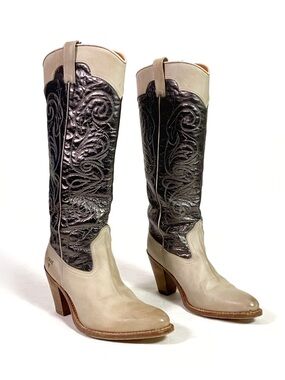 Frye Metallic Mustang Boots